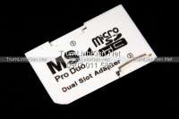 MicroSDx2 to MS Pro Duo Adapter